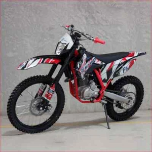 Helmetkarts - F5R Demon 250cc Dirt Bike Manual Race Adults Manual Motorcycle RED - Picture 1 of 24