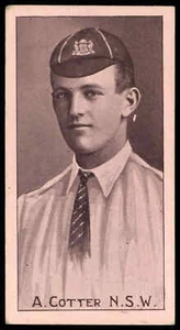 Sniders & Abrahams - 'Australian Cricket Team 1905 (Mauve)' - A. Cotter (New ... - Picture 1 of 2