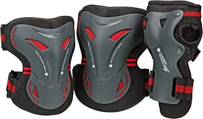 Bone Shieldz Asfalto 360 Adulto Muñeca Rodilla Codo Protección 5165 Mediano Tri Pack Foto 1 de 4