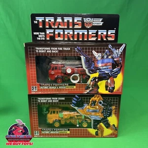 KO TRANSFORMERS G1 INFERNO & GRAPPLE LOT 🇺🇸U.S. SELLER - Picture 1 of 17