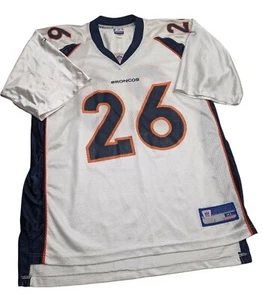 Reebok Denver Broncos Clinton Portis Jersey Size XL NFL White - Picture 1 of 11
