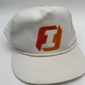 First Interstate Bank Seil Mütze weiß Druckknopflasche Vintage Wear Players Design Award - Bild 1 von 8