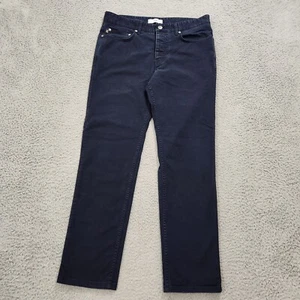 Spoke Fives Hose Herren 33 x29 blau marine verblasst Build A Button Fly Chino Portugal - Bild 1 von 16