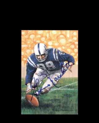 Gino Marchetti PSA DNA Coa Signed Goal Line Art Card Autograph - Image 1 of 3