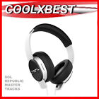New Sol Republic Master Tracks Headphones Sound Engine Over Ear Wired White
