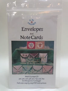 A PJ Project Embroidery Design CD Envelopes and Notecards - Picture 1 of 7
