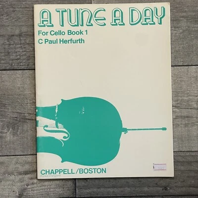 A Tune a Day for CELLO Book 1 by C Paul Herfurth (CHAPPELL / BOSTON) - Image 1 of 3