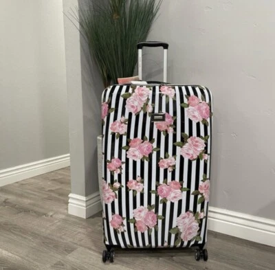 NWT Rare Betsey Johnson Floral Suitcase, Luggage, Travel Bag - 30” - Image 1 of 4