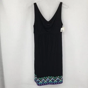 DVF Diane von Furstenberg Banded Fran escocés negro tanque capucha vestido cambio nuevo 2 - Imagen 1 de 6