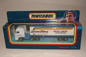 Matchbox Convoy CY-25 DAF Semi Truck with Leisurew World Trailer Boxed - Picture 1 of 11