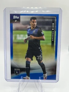 2021 Topps MLS blau parallel #89 Andres Rios - San Jose - 74/99 - Bild 1 von 2