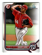 2022 Bowman Andry Lara (1st Bowman) Paper  #BP-70 Washington Nationals