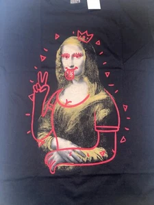 Mona Lisa Graffiti t shirt silly art shirt - Picture 1 of 3