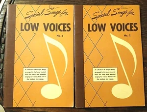 Besondere Lieder für tiefe Stimmen Nr. 2 - ©1961 by John T. Benson Pub. Co. Notenbuch - Bild 1 von 8