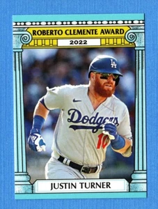 2022 Topps Throwback Thursday #144 Justin Turner Los Angeles Dodgers 400 - Imagen 1 de 1
