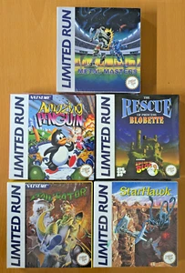NUEVO sello METAL MASTERS Starhawk TAIL GATOR Blobette PENGUIN Game Boy Limited Run - Imagen 1 de 2
