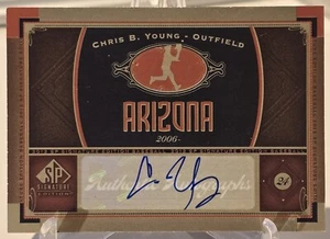 Chris B. Young 2012 SP Signature #AZ3 Auto Arizona - Picture 1 of 2