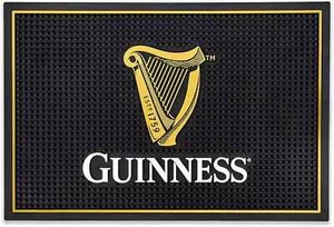 Guinness Bar and Spill Mat for Countertops | Irish Rubber Bar Mat for Drips Wit - Picture 1 of 4