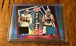 2023 Panini Illusions - Bryce Young (RC), Vinny Testaverde - Deja Vu Dual Patch - Picture 1 of 5