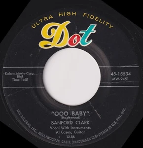 SANFORD CLARK “Ooo Wee Baby” DOT (1956) - Picture 1 of 2