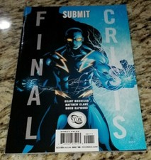 FINAL CRISIS SUBMIT #1 (2008) Black Lightning Variant Cover Grant Morrison DC