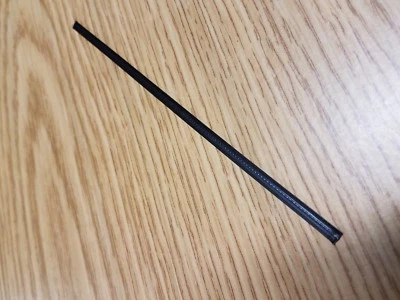 Uline 50 black 4" plastic wire  twist ties gift ties cable ties - S-566BL - Image 1 of 3