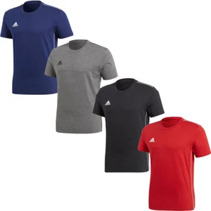 Adidas Jungen T-Shirts T-Shirts Kinder Core 18 Freizeit Baumwolle Tee TShirt Crew Tops - Bild 1 von 17