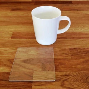 Posavasos acrílicos de forma cuadrada - Juegos de 4, 6 u 8, muchos colores - Imagen 1 de 12
