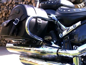 Protectores de barras de choque traseras SUZUKI INTRUDER VOLUSIA VL800, C800, Boulevard C50 - Imagen 1 de 12