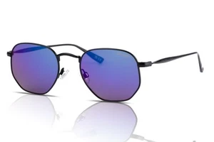 Superdry Sunglasses Studios Crew 004 Matte Black/Oil Slick Mirror StudiosCrew - Picture 1 of 5