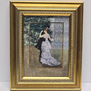 Azulejo de porcelana arte enmarcado Goebel Artis Orbis Auguste Renoir "Danse En Ville" - Imagen 1 de 8