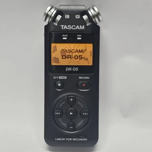 Teac Tascam DR-05 Linear PCM Digital Audio Recorder Tested Working Black - Picture 1 of 6