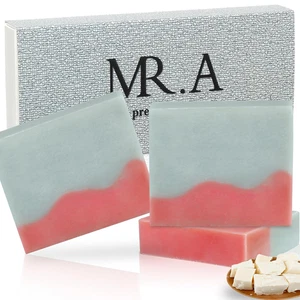 MR.A 3PZS Saponetta di Sego di Manzo, Sapone di Sego Alimentato con Erba Naturale Senza Profumo, Moi - Foto 1 di 12