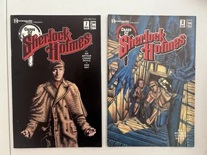 Konvolut 2 "Cases of Sherlock Holmes" Comics (Nr. 3 und Nr. 7, Renegade Presse) - Bild 1 von 2