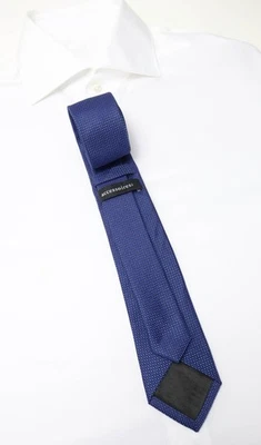 C&A Accessoires Corbata Hombre Talla Única Azul Punta Estampado Clásico Atado - Imagen 1 de 4
