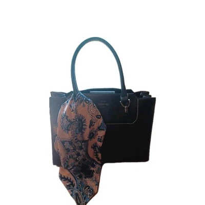 London Fog Collection Black Tote Bag Large Weekend Purse - Image 1 of 4