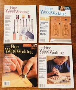 Vtg FINE WOODWORKING Lot Of 4 Magazines 1999 2009 2018 #138 #139 #206 #267 - Picture 1 of 9