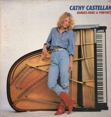 Cathy Castellane Rendezvous A Portofino LP vinyl Japan Barclay 1982 with insert - Image 1 of 4