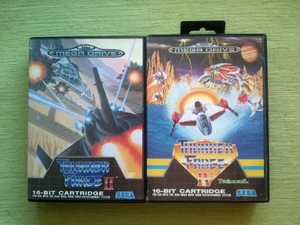 THUNDER FORCE II + THUNDER FORCE IV Sega Mega Drive Megadrive Genesis PAL Ver. ✔ - Bild 1 von 20
