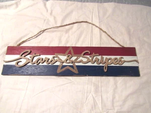 Stars & Stripes Sign - Picture 1 of 5