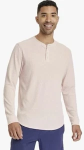 Chemise Henley gaufrée manches longues All In Motion taille M moyenne - Beige clair - NEUVE - Photo 1/8