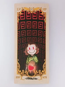 Chara Tarot Card - UNDERTALE Tarot Art Prints - From Japan - Picture 1 of 5