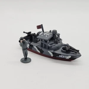 Micro Máquinas Militar Río Rata Pibber Patrulla Barco Galoob LGTI 1997 - Imagen 1 de 5