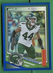 JAMIEN SHERWOOD 2025 MARCADOR FÚTBOL PRUEBA ARTISTA PARALELO/35 NEW YORK JETS - Imagen 1 de 2