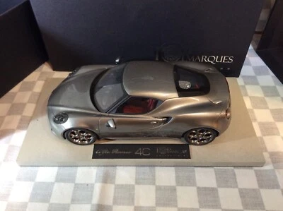1/18 TOP MARQUES 994 TOP 03 C ALFA ROMEO 4 C COLOR TITANIO  Foto 1 de 4