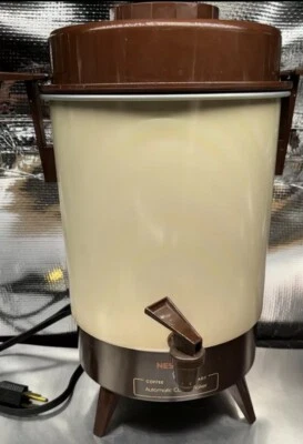 Coffee Maker Nesco Electric Percolator . 42 Cups Almond Color Vintage Original - Image 1 of 4