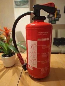 Dicker Minimax Feuerlöscher leer für Bastelzwecke 9l mit Patrone - Bild 1 von 1