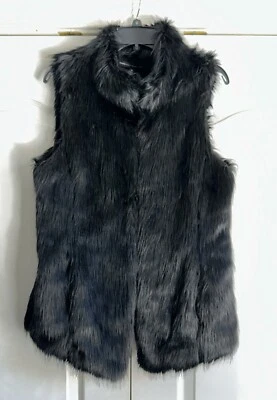 CHALECO DE PIEL SINTÉTICA WHITE HOUSE BLACK MARKET TALLA M LN Foto 1 de 4