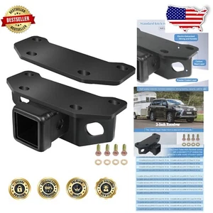 Powder-Coated 2-Inch Hitch Receiver for Lexus GX460 – Includes Adjustment Plate - Picture 1 of 11