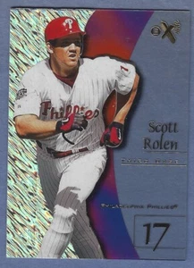1998 SkyBox E-X2001 #97 Scott Rolen Card Phillies HOF - Picture 1 of 1